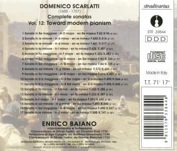 CD Domenico Scarlatti: Complete Sonatas Vol. 12: Toward Modern Pianism