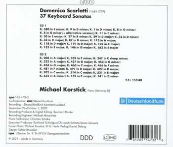 2CD Domenico Scarlatti: Michael Korstick Plays The Essential Scarlatti (37 Keyboards Sonatas)