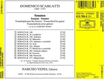 CD Narciso Yepes: Sonaten (Transkriptionen Für Gitarre)