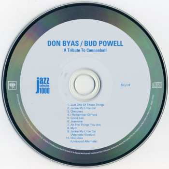 CD Bud Powell: A Tribute To Cannonball  LTD