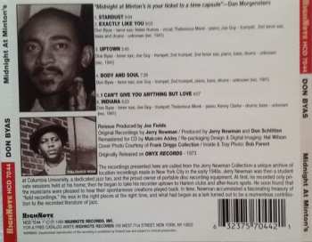 CD Don Byas: Midnight At Minton's