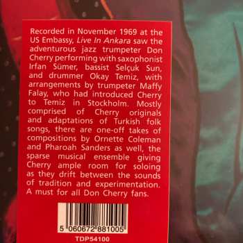LP Don Cherry: Live In Ankara