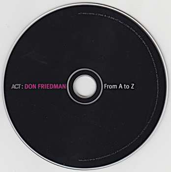 CD Don Friedman: Piano Works VI: From A To Z