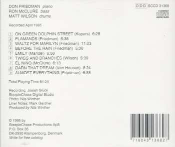 CD Don Friedman Trio: Almost Everything