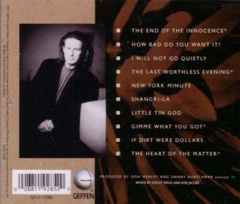 CD Don Henley: The End Of The Innocence