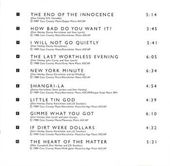 CD Don Henley: The End Of The Innocence