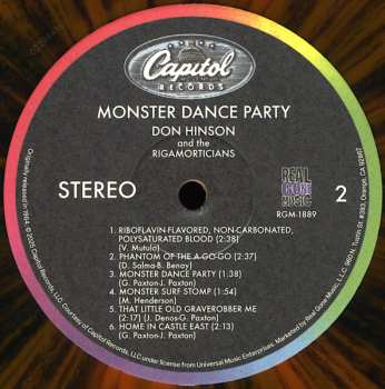 LP Don Hinson And The Rigamorticians: Monster Dance Party CLR | LTD