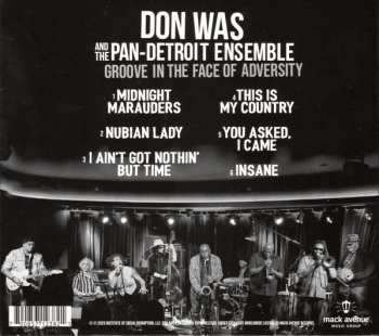 CD Don Was And The Pan-Detroit Ensemble: Groove In The Face Of Adversity