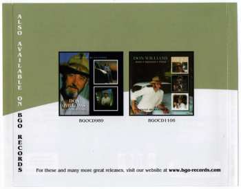 2CD Don Williams: You're My Best Friend / Harmony / Country Boy
