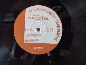 LP Donald Byrd: Off To The Races LTD