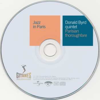 CD Donald Byrd Quintet: Parisian Thoroughfare