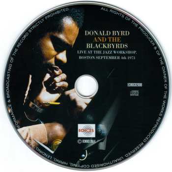 CD Donald Byrd Seven: Live At The Jazz Workshop, Boston September 4th 1973