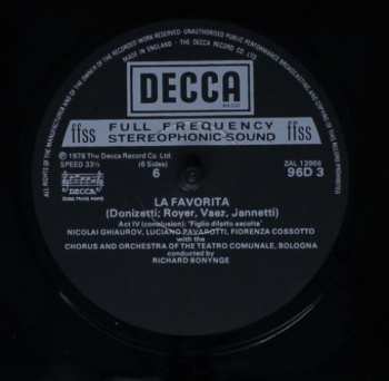 3LP/Dobozkészlet Ileana Cotrubas: La Favorita