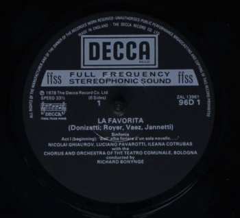 3LP/Dobozkészlet Ileana Cotrubas: La Favorita