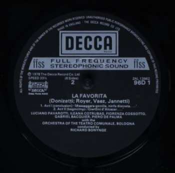 3LP/Dobozkészlet Ileana Cotrubas: La Favorita