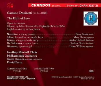 2CD/Dobozkészlet Philharmonia Orchestra: The Elixir Of Love