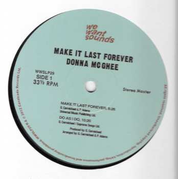 LP Donna McGhee: Make It Last Forever