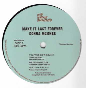 LP Donna McGhee: Make It Last Forever