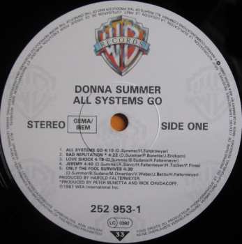 LP Donna Summer: All Systems Go