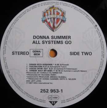 LP Donna Summer: All Systems Go