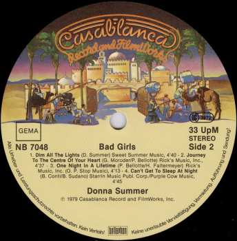 2LP Donna Summer: Bad Girls