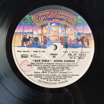 2LP Donna Summer: Bad Girls