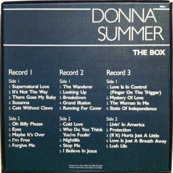 3LP/Dobozkészlet Donna Summer: The Box