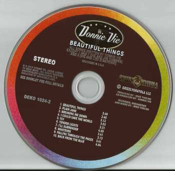 CD Donnie Vie: Beautiful Things