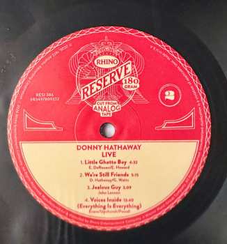 LP Donny Hathaway: Live
