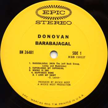LP Donovan: Barabajagal