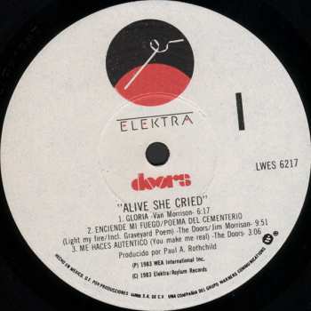 LP The Doors: Alive She Cried