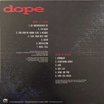 LP Dope: Live & Rare CLR | LTD