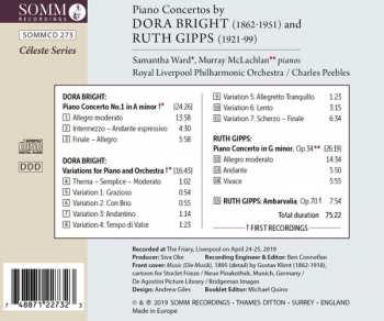 CD Royal Liverpool Philharmonic Orchestra: Piano Concertos By Dora Bright And Ruth Gipps