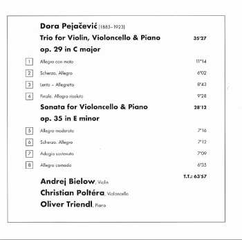 CD Dora Pejačević: Piano Trio - Cello Sonata