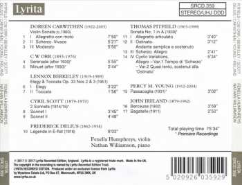 CD Fenella Humphreys: Violin Sonatas