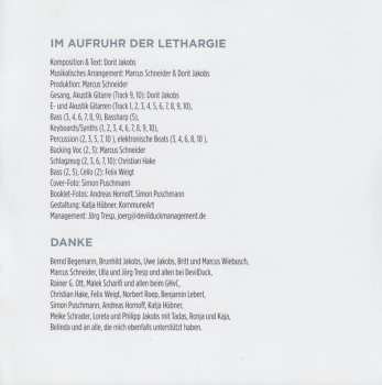 CD Dorit Jakobs: Im Aufruhr Der Lethargie