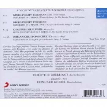 CD Georg Philipp Telemann: Blockflötenkonzerte