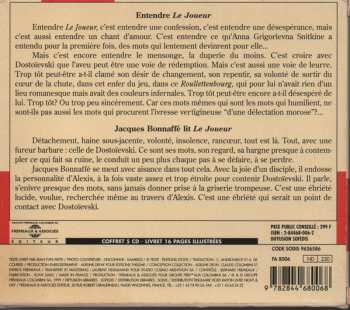 5CD/Dobozkészlet Jacques Bonnaffé: Le Joueur