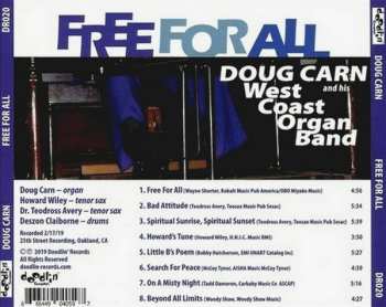 CD Doug Carn And His West Coast Organ Band: Free For All