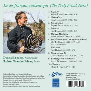 CD Barbara González-Palmer: Le Cor Français Authentique (The Truly French Horn)
