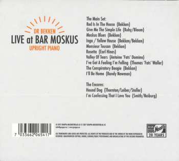 CD Dr. Bekken: Upright Piano - Live At Bar Moskus