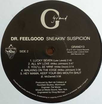 LP Dr. Feelgood: Sneakin' Suspicion