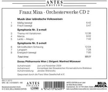 CD Manfred Müssauer: Orchesterwerke CD 2