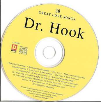 CD Dr. Hook: 20 Great Love Songs