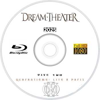 3CD/2Blu-ray Dream Theater: Quarantième: Live À Paris DIGI