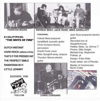 CD Dredd Foole And The Din: The Whys Of Fire