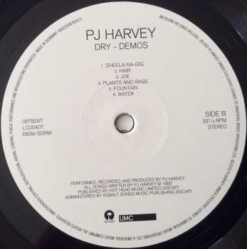 LP PJ Harvey: Dry - Demos