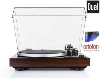Audiotechnika Dual CS 518 Ořech + Ortofon 2M Blue(MM)