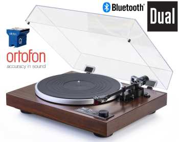 Audiotechnika DUAL CS 529 Walnut + Ortofon QUINTET BLUE (MC)