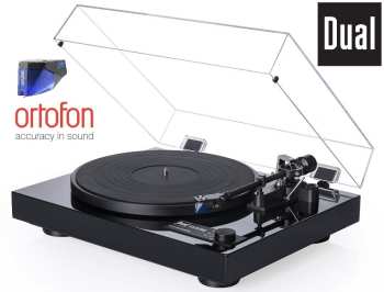 Audiotechnika DUAL CS 618Q High End Černý Piano lak + Ortofon 2M BLUE (MM)